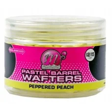 Бойлы нейтральной плавучестиMainline Peppered Peach Pastel Wafter Barrels 12/15mm